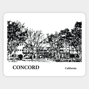 Concord California Sticker